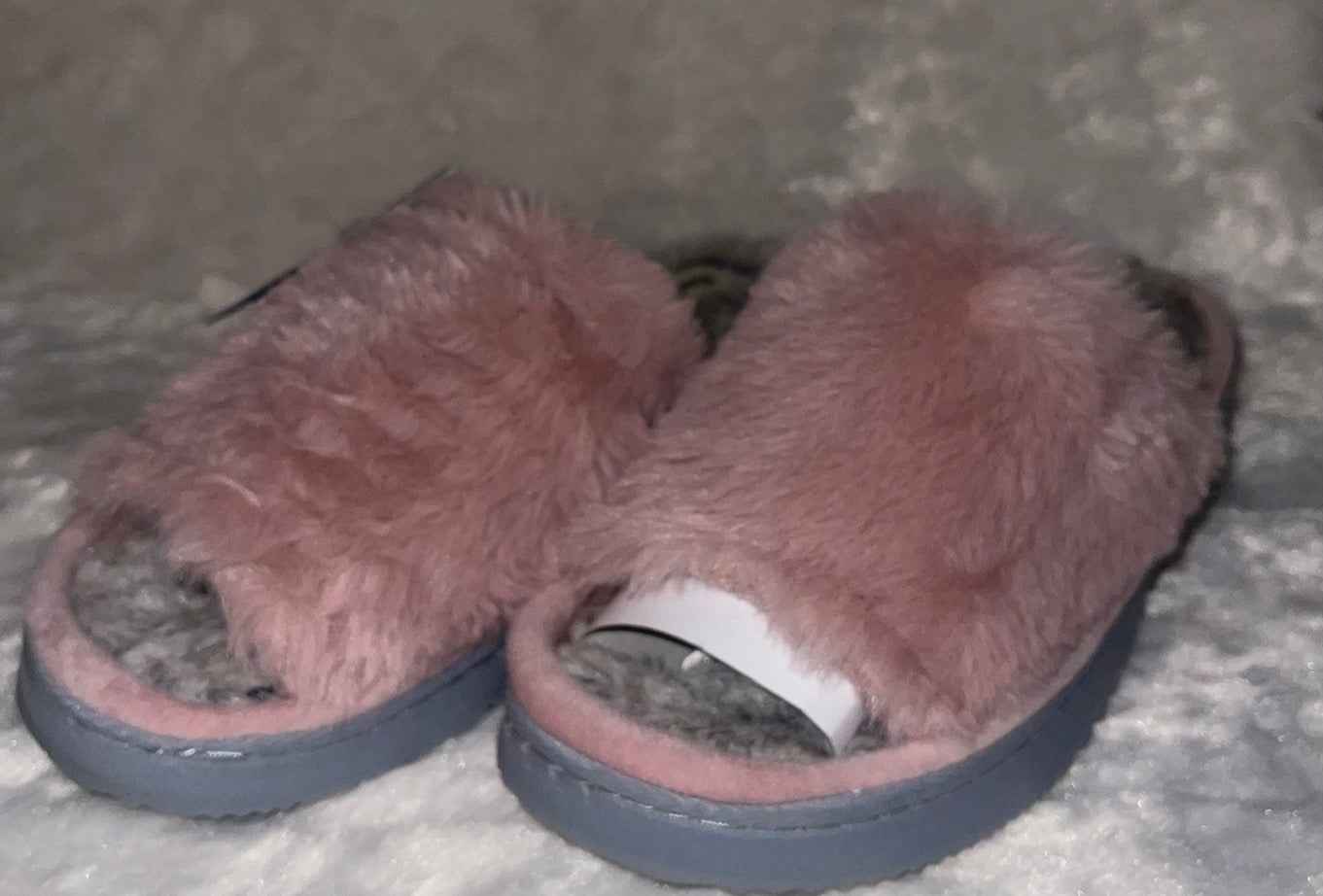 Pink Fur Slides