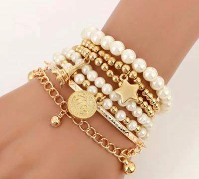 Gold Mutli Bracelets