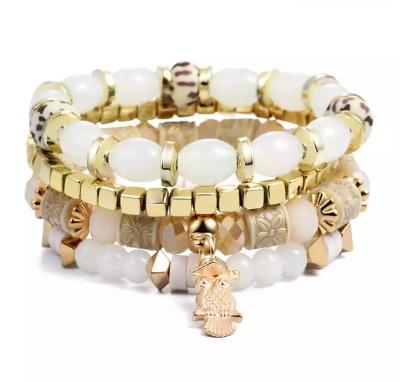Gold Crystal Multi Bracelets