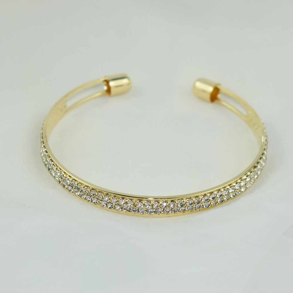 Diamond Gold Bangel