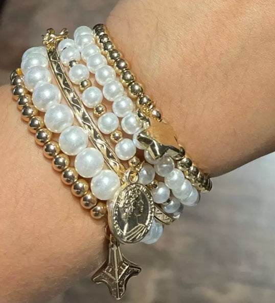 Silver Multi Bracelet