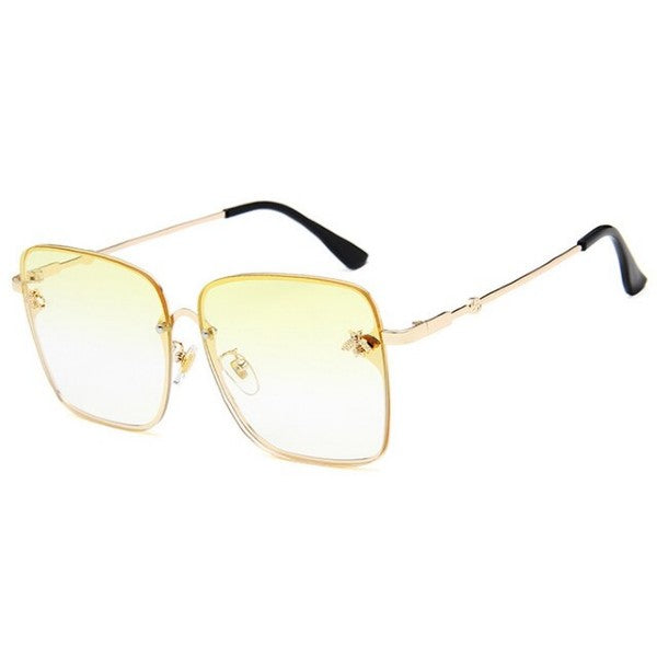 Yellow Squared Glasses
